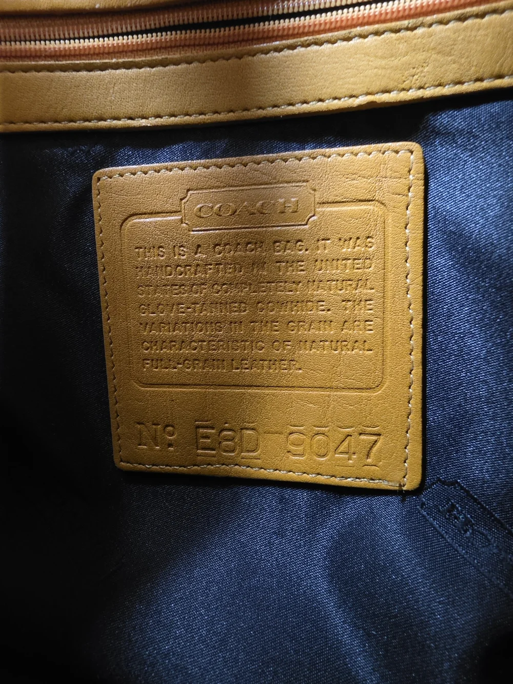 Vintage Coach 9047 Ergo Compartment Bag — Rare Yellow